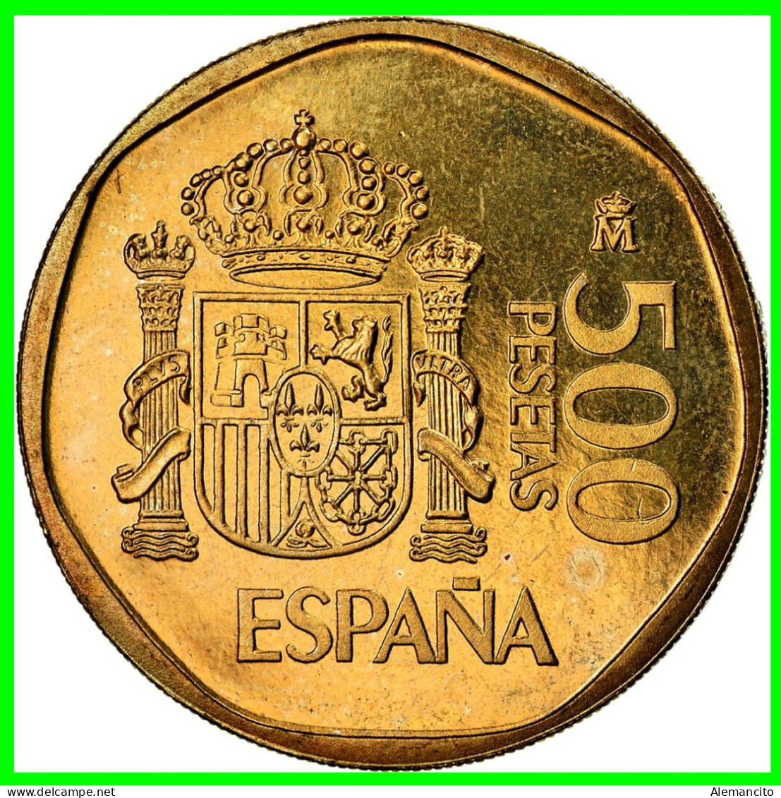 ESPAÑA ( EUROPA ) MONEDA DE JUAN CARLOS I REY. 500 PESETAS.  AÑO: 1987 CECA: MADRID METAL: ALUMINIO Y BRONCE, F.D.C. - 500 Pesetas