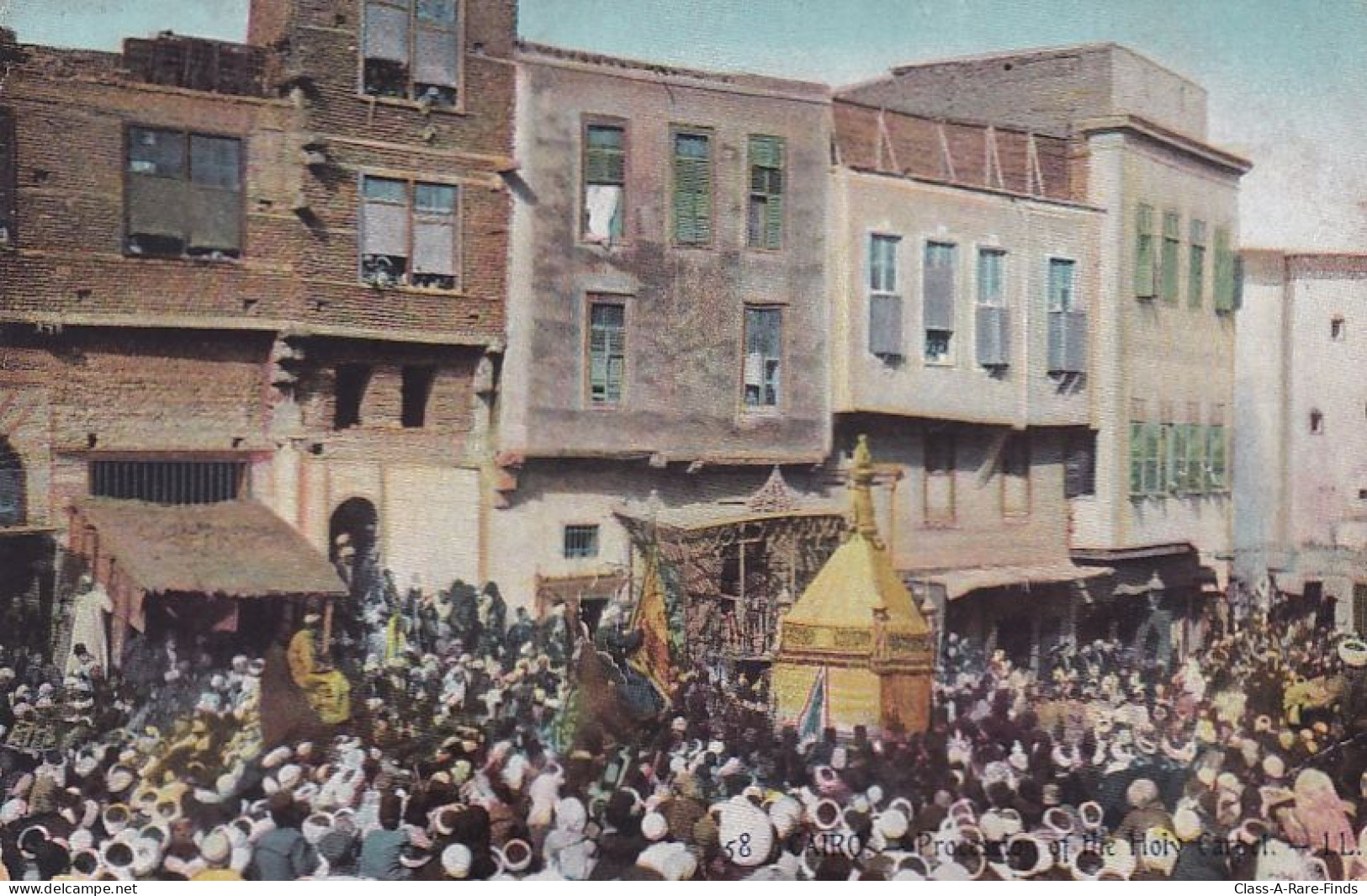 1910 SAUDI ARABIA & EGYPT | MECCA / MAKKAH AL-MUKARRAMAH & CAIRO | HOLY CARPET Of KAABA | ARMENIA ISLAM MUSLIM POSTCARD - Islam