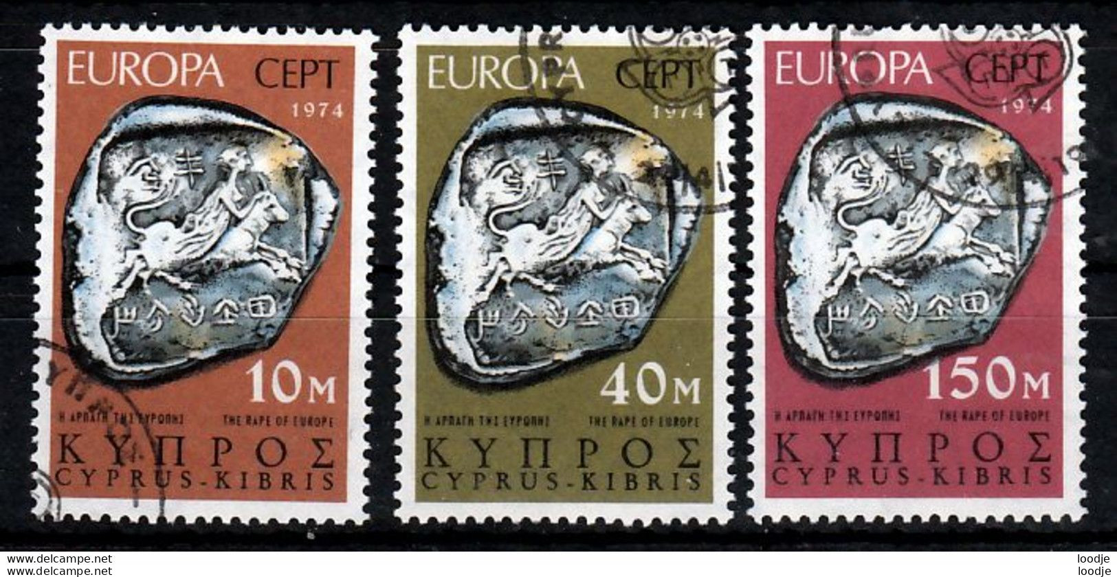 Cyprus  Europa Cept 1974 Gestempeld - 1974
