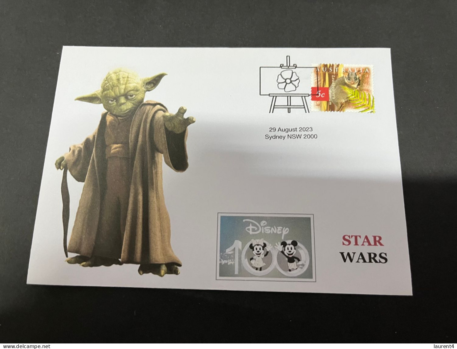 4-9-2023 (4 T 12) Australia - 2023 - Star Wars (2 Covers) - Storia Postale