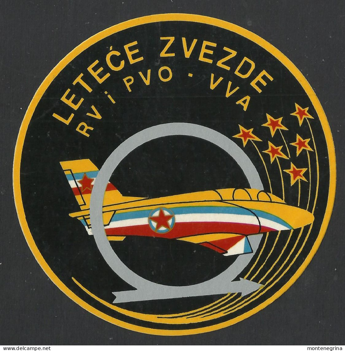 RV PVO Yugoslavia - LABEL 11,5 X 9,5 Cm (see Sales Conditions)08577 - Etiquetas De Equipaje