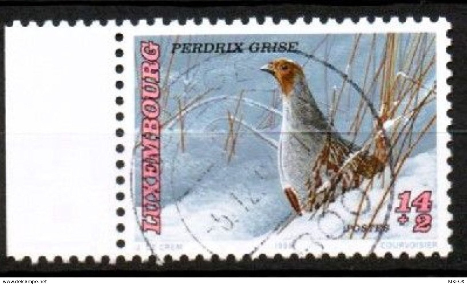 Luxembourg, Luxemburg, 1994,  YT 1303,  MI 1353, WOHLFAHRT, BEDROHTE VOGELARTEN, GESTEMPELT, OBLITERE - Oblitérés