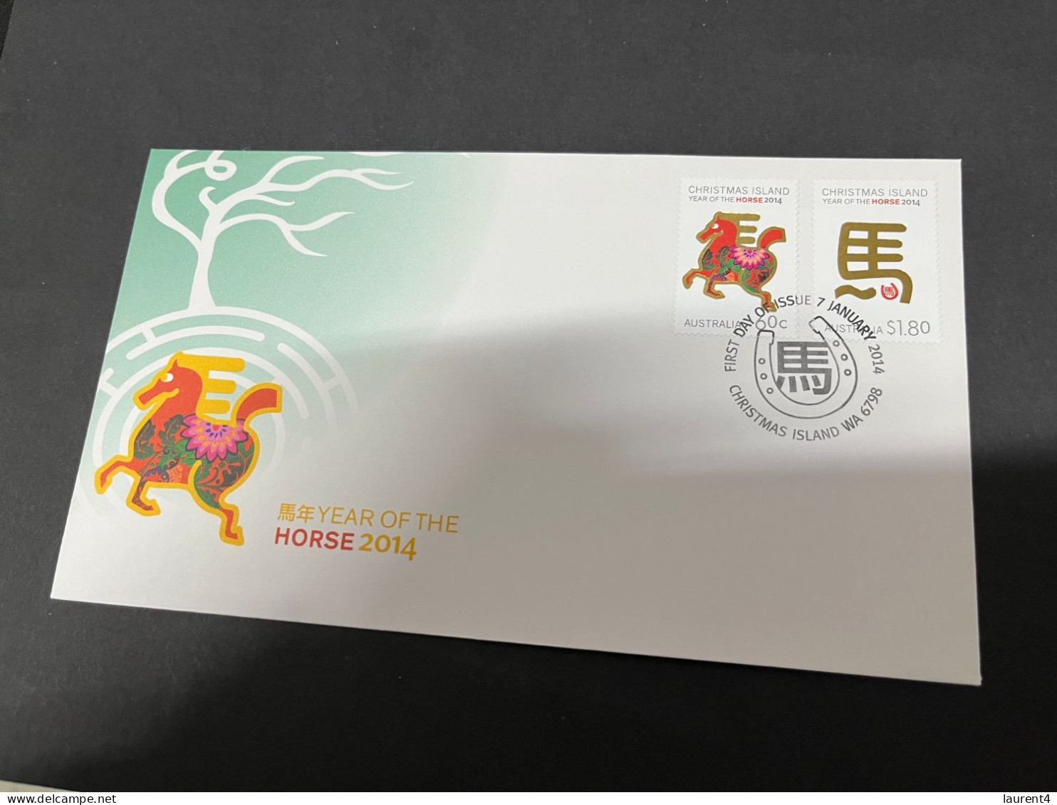 4-9-2023 (4 T 14) Australia FDC Cover - Year Of The Horse (Christmas Island Chinese New Year) - Christmas Island