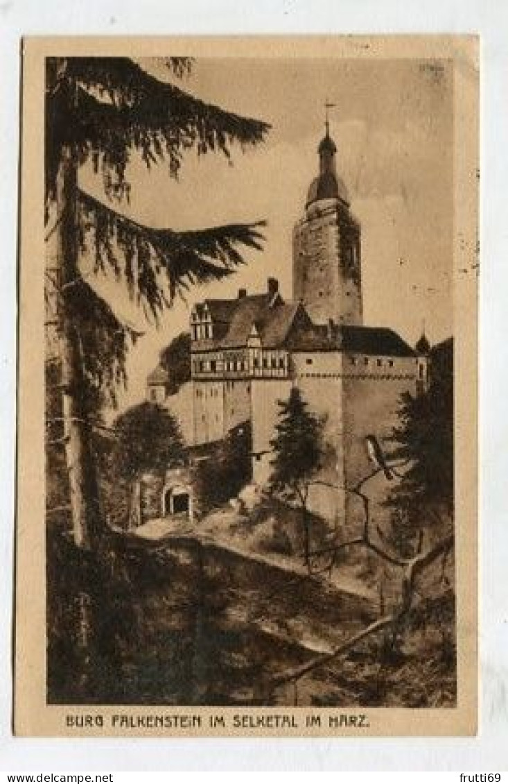 AK 159956 GERMANY - Burg Falkenstein Im Selketal Im Harz - Wanzleben