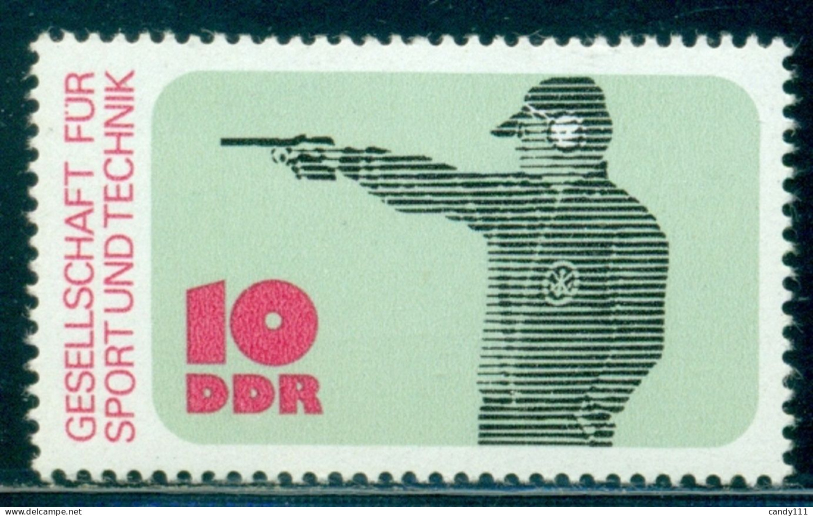 1977 Anniversary Of The Society For Sport And Technology,Target Shooting,Sport,DDR,2220,MNH - Shooting (Weapons)