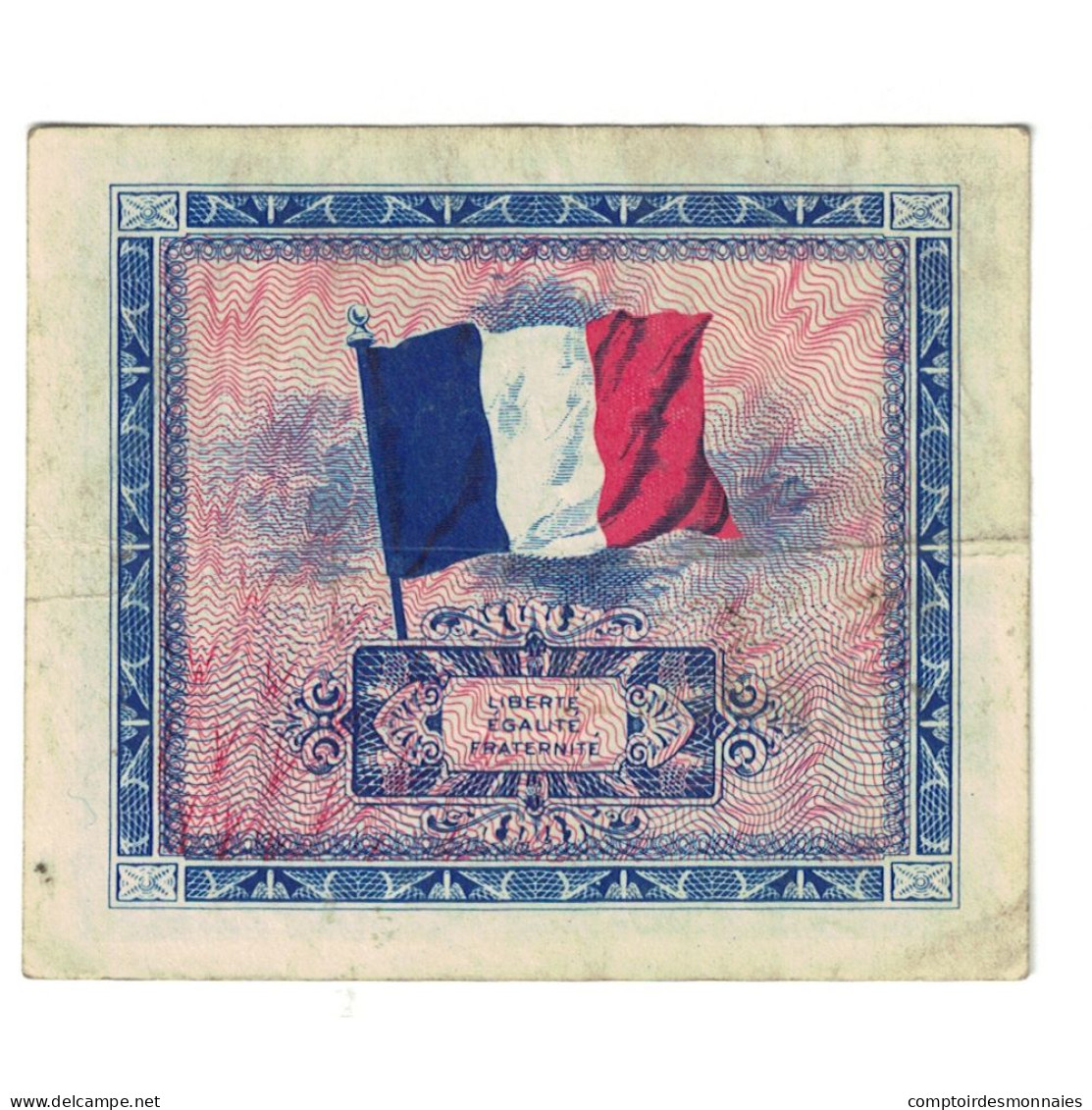 France, 2 Francs, 1944, 63279600, TTB, Fayette:VF16.1, KM:114a - 1944 Drapeau/France