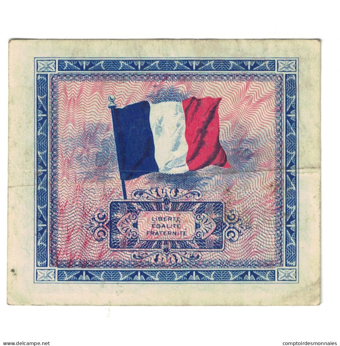 France, 2 Francs, 1944, 63279600, TTB, Fayette:VF16.1, KM:114a - 1944 Drapeau/Francia