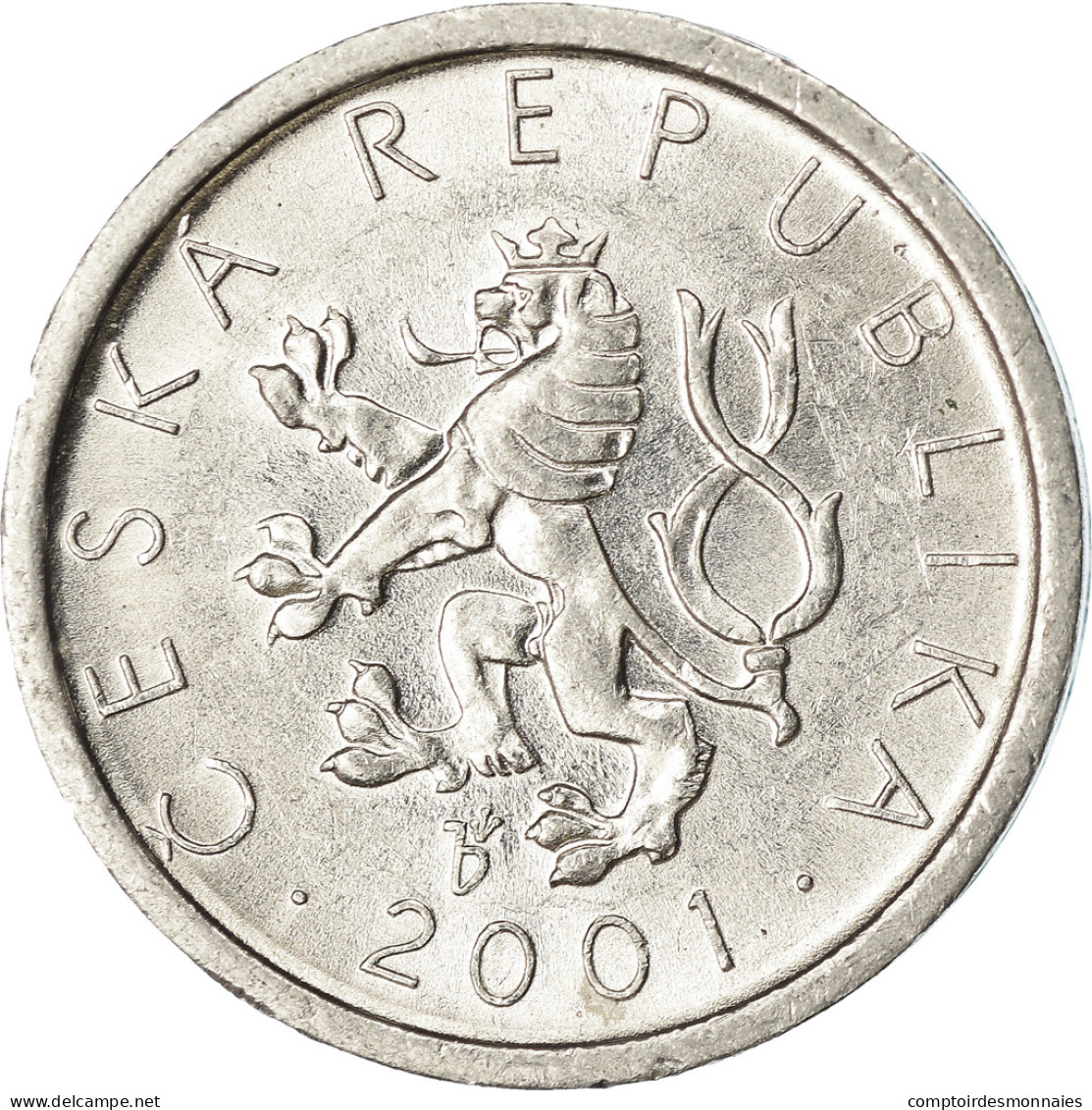 Monnaie, République Tchèque, 10 Haleru, 2001, TTB, Aluminium, KM:6 - Tsjechië