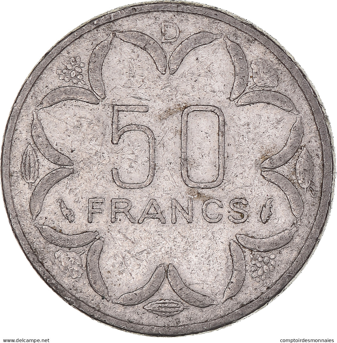 Monnaie, États De L'Afrique Centrale, 50 Francs, 1985 - Kameroen