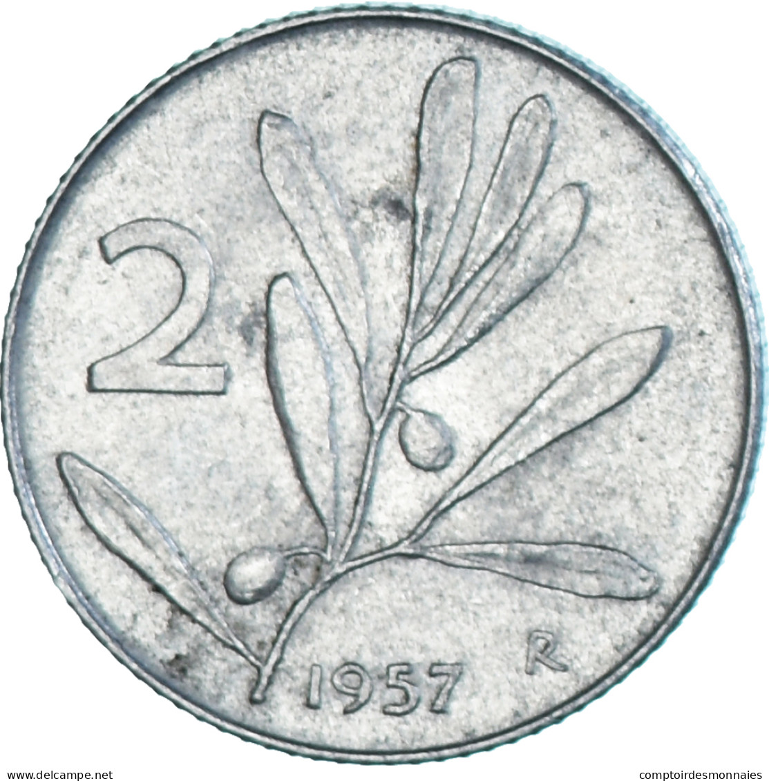 Monnaie, Italie, 2 Lire, 1957, Rome, TTB, Aluminium, KM:94 - 2 Lire