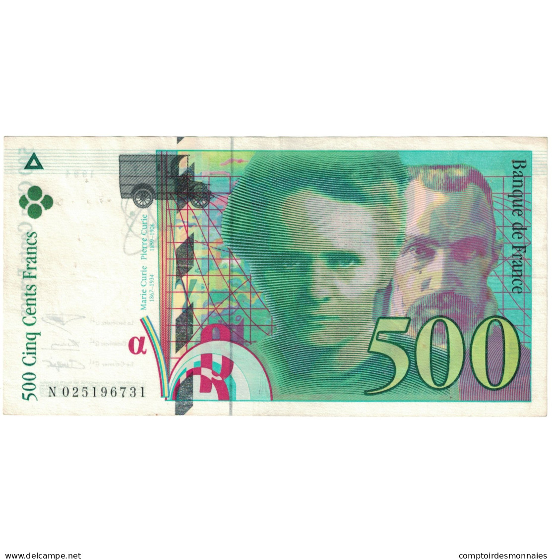 France, 500 Francs, 1994, R002433419, SUP, Fayette:76.1, KM:160a - 500 F 1994-2000 ''Pierre Et Marie Curie''