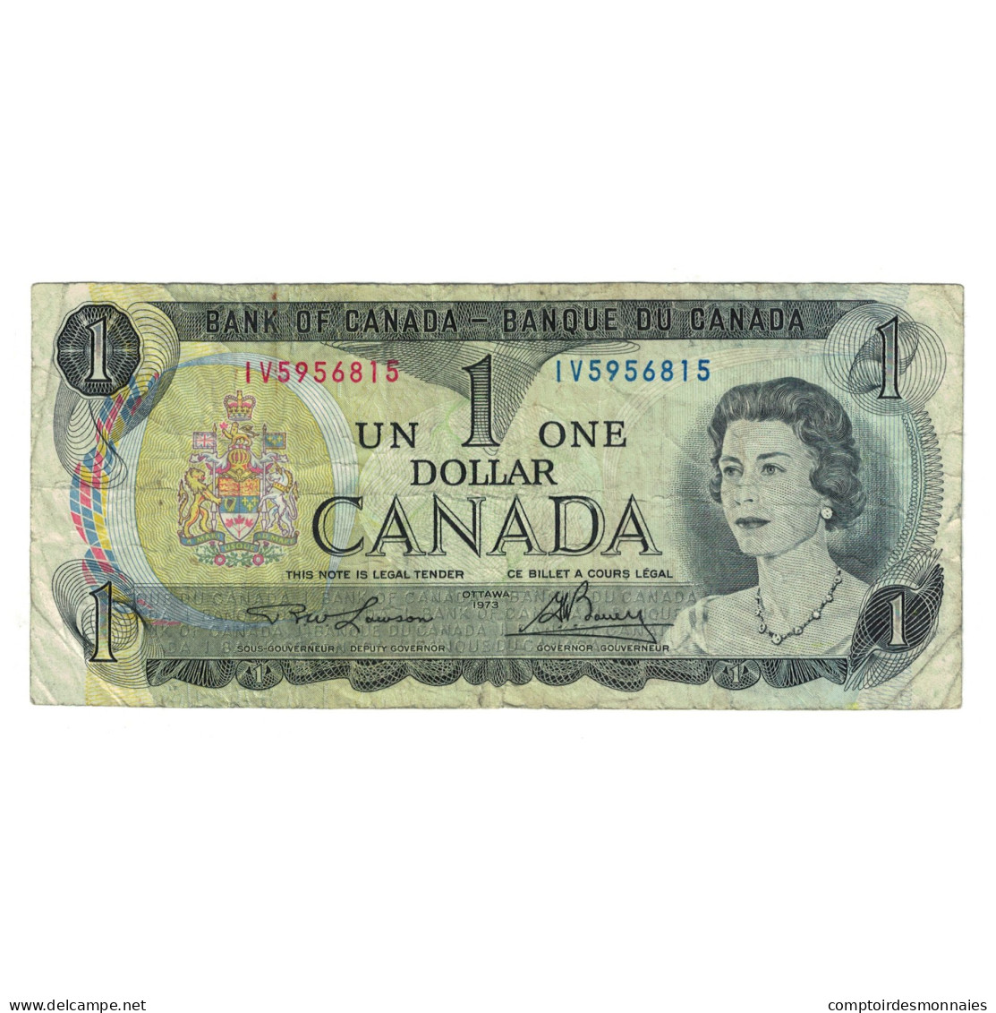 Billet, Canada, 1 Dollar, 1973, KM:85b, TB - Canada