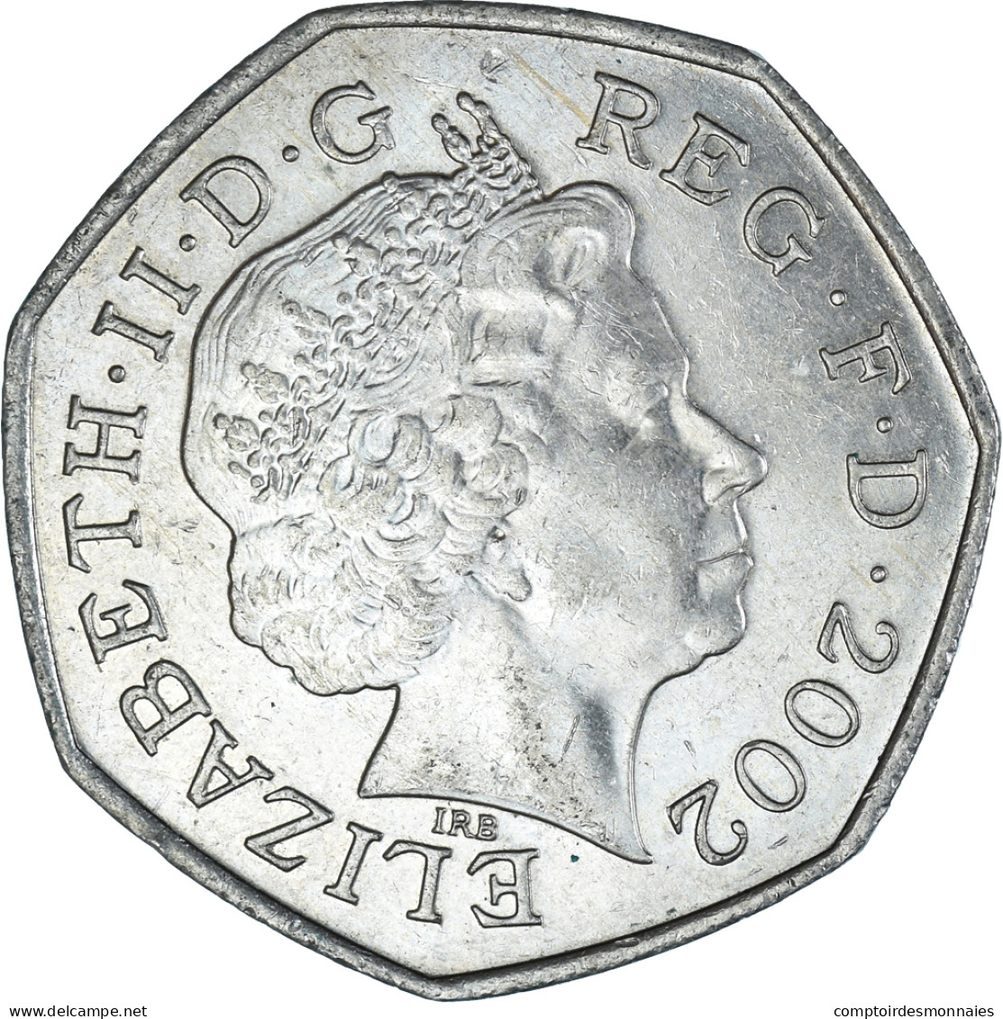 Monnaie, Grande-Bretagne, 50 Pence, 2002 - 50 Pence