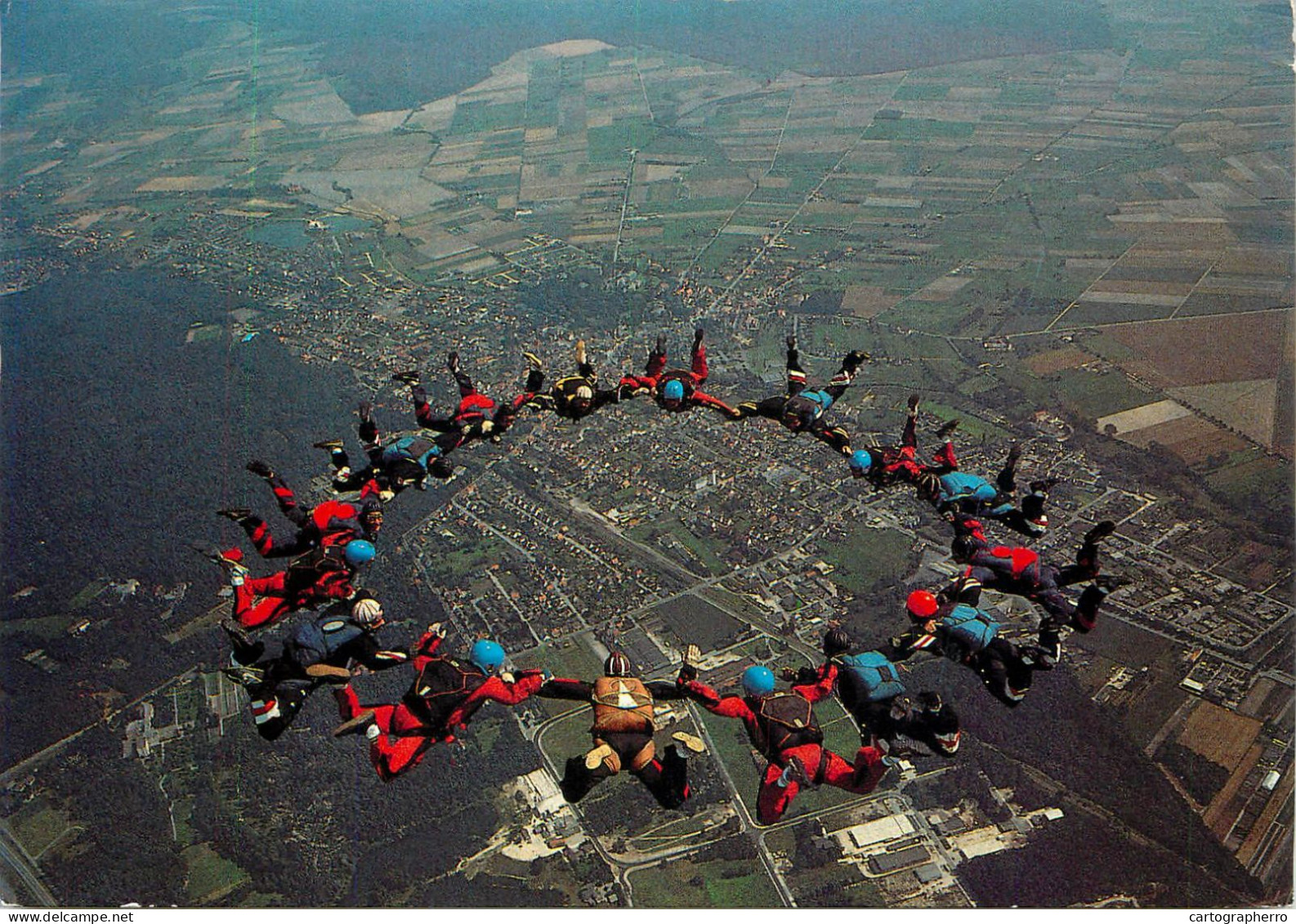Parachute Skydivers Norbert Meier Photo - Parachutisme