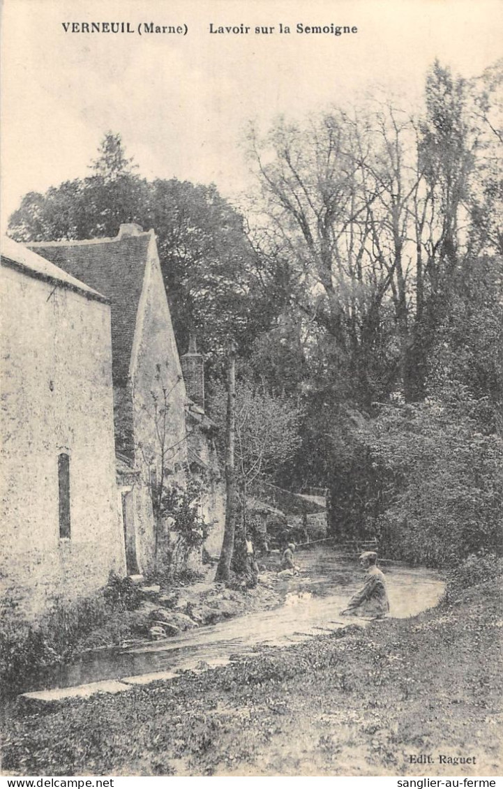 CPA 51 VERNEUIL / LAVOIR SUR LA SEMOIGNE - Andere & Zonder Classificatie