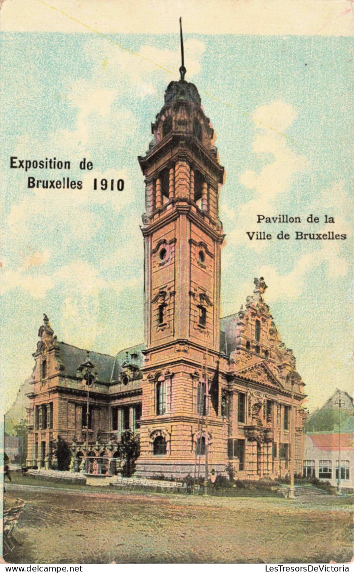 BELGIQUE - Exposition De Bruxelles De 1910 - Pavillon De La Ville De Bruxelles - Colorisé - Carte Postale Ancienne - Weltausstellungen