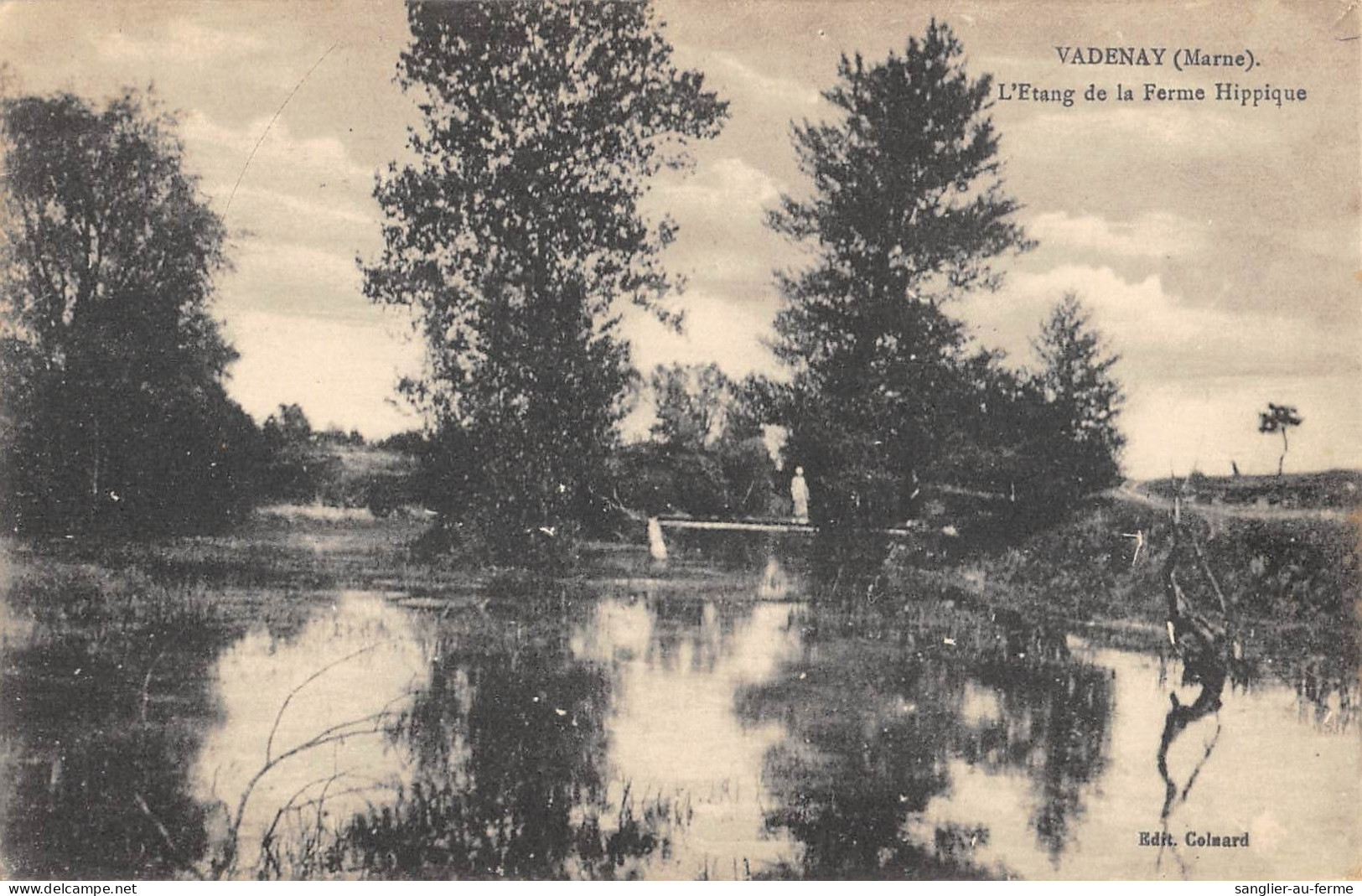 CPA 51 VADENAY / L'ETANG DE LA FERME HIPPIQUE - Andere & Zonder Classificatie