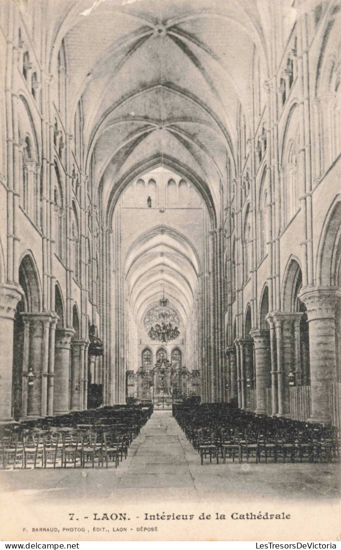 FRANCE - Laon - Intérieur De La Cathédrale - Carte Postale Ancienne - Laon