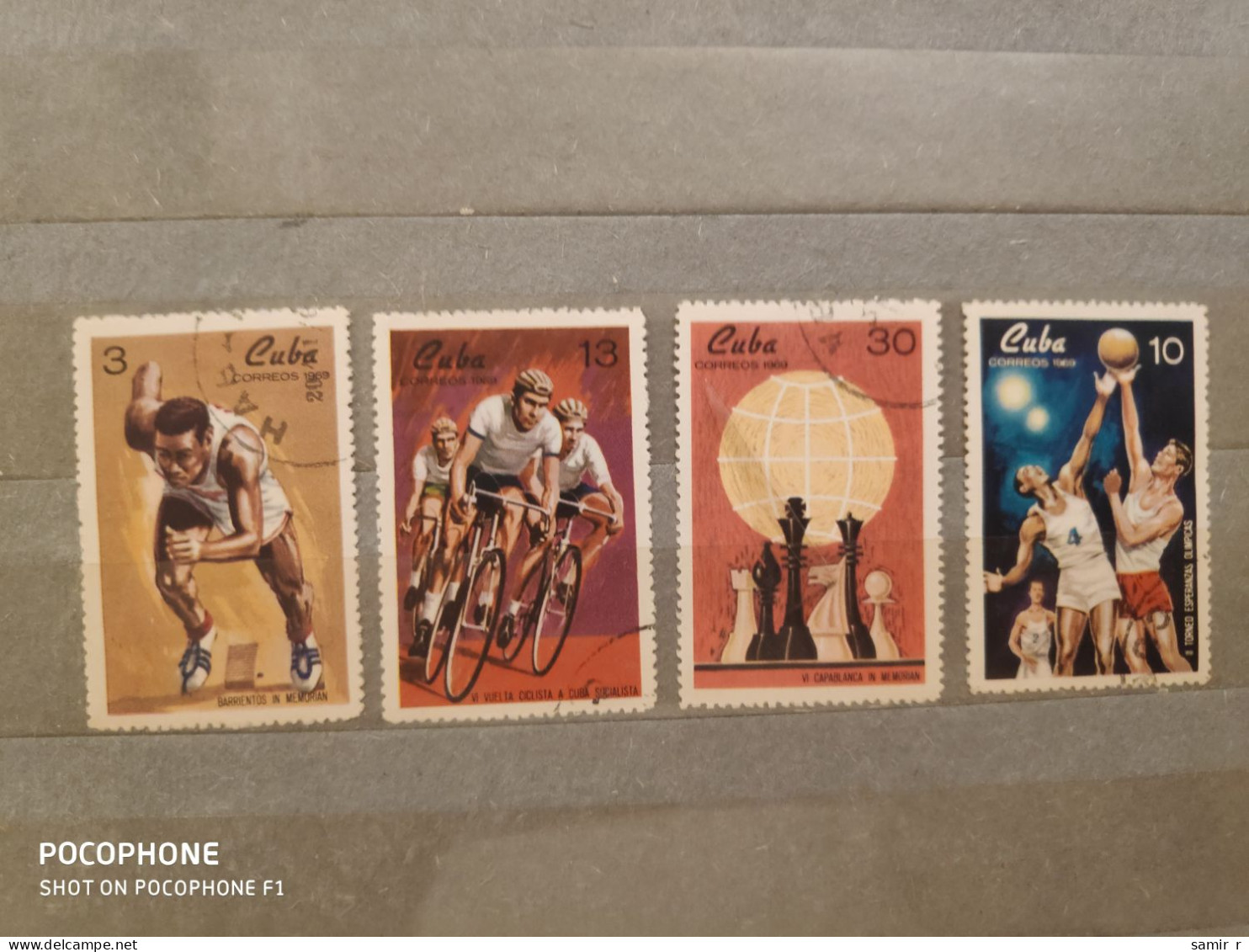 1969 Cuba	Sport (F31) - Used Stamps