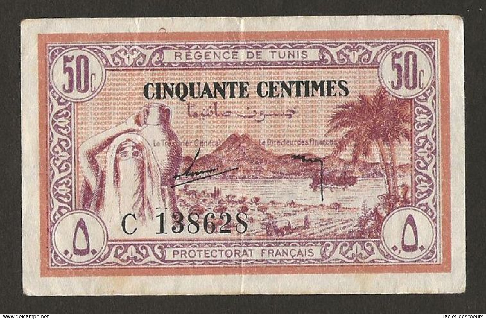 50 Centimes 1943 - Tunisie