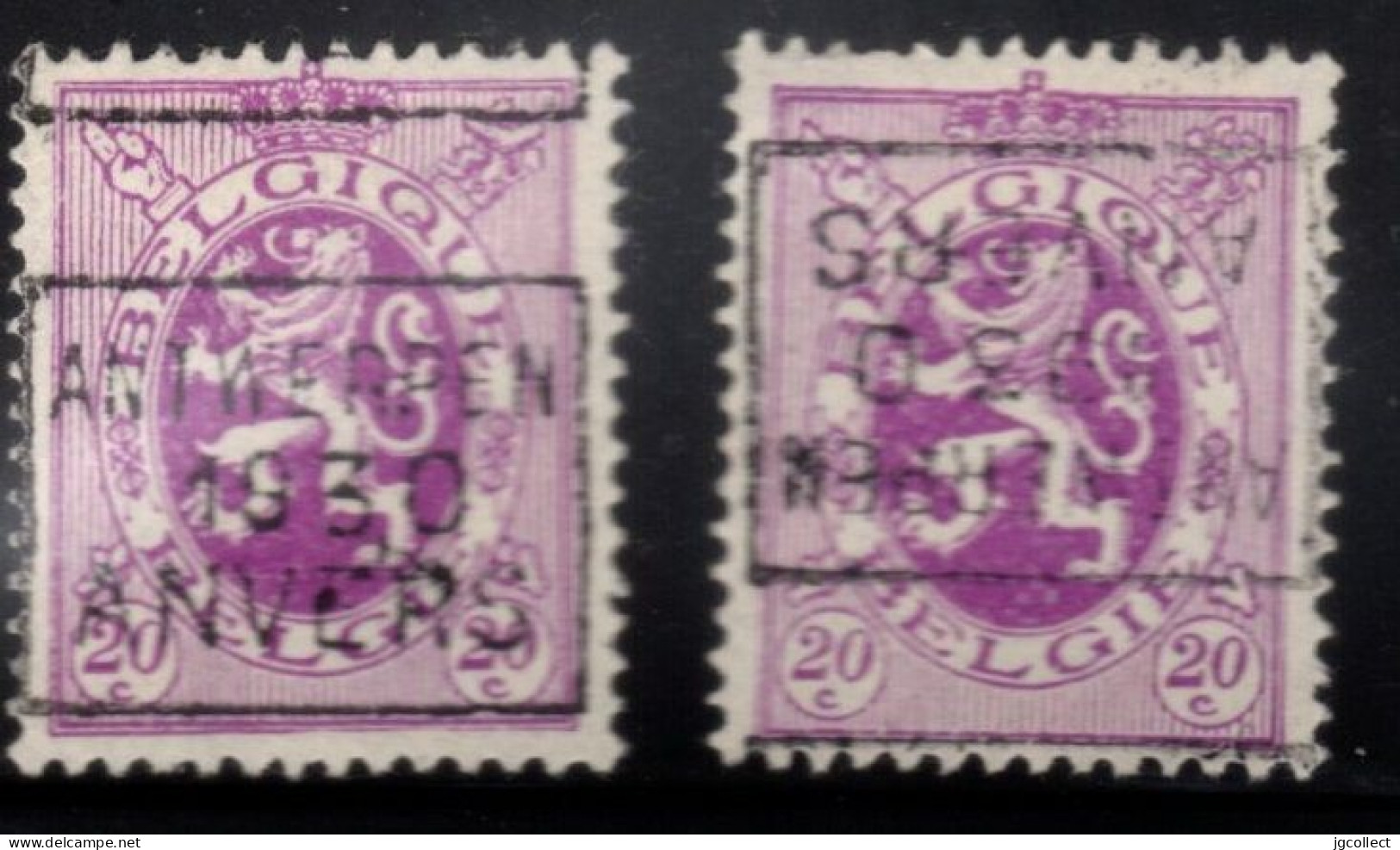 Preo's (281) 'ANTWERPEN 1930 ANVERS'  OCVB 5865 C+D - Roller Precancels 1930-..