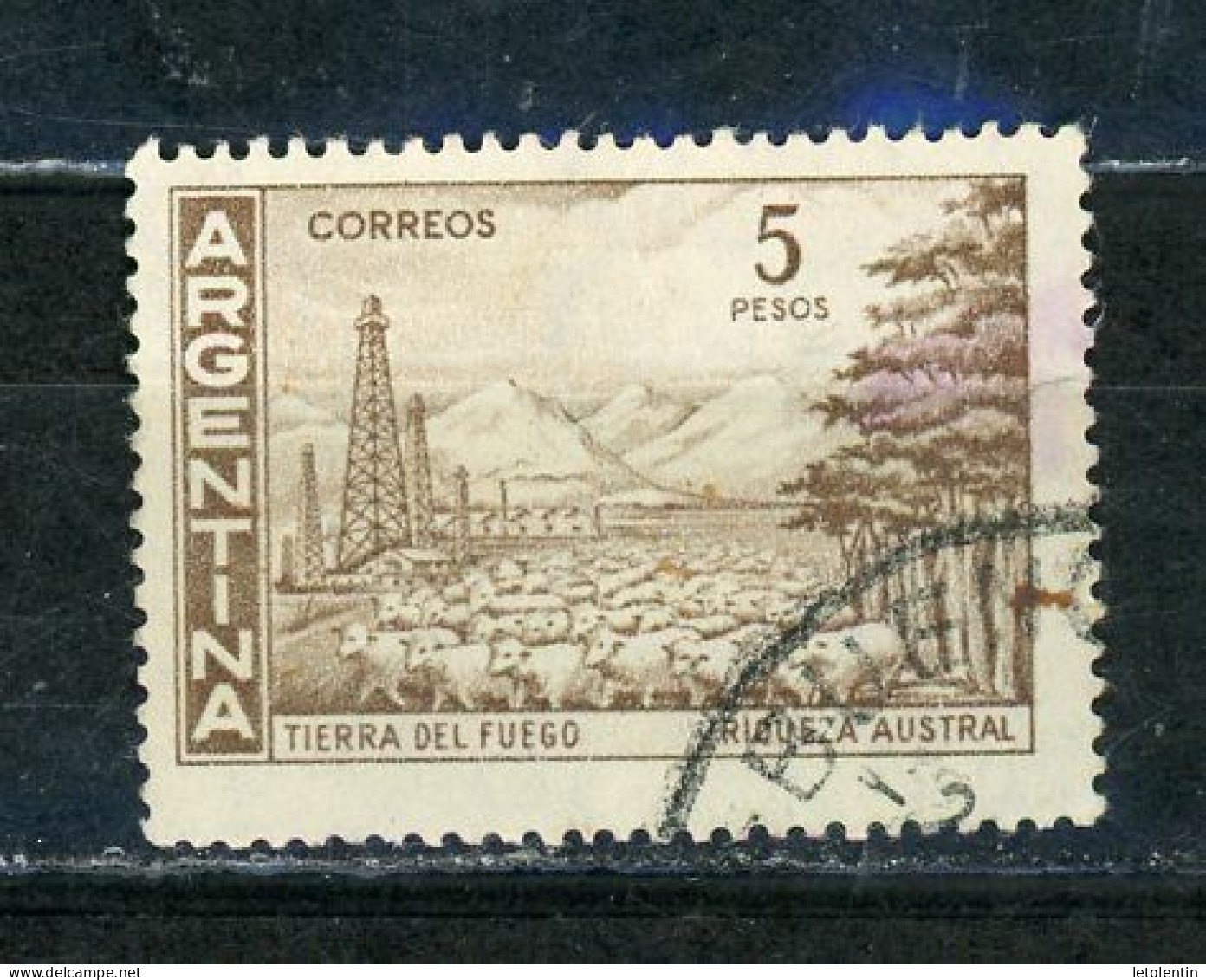 ARGENTINE : PAYSAGE - N° Yvert 834 Obli. - Gebraucht