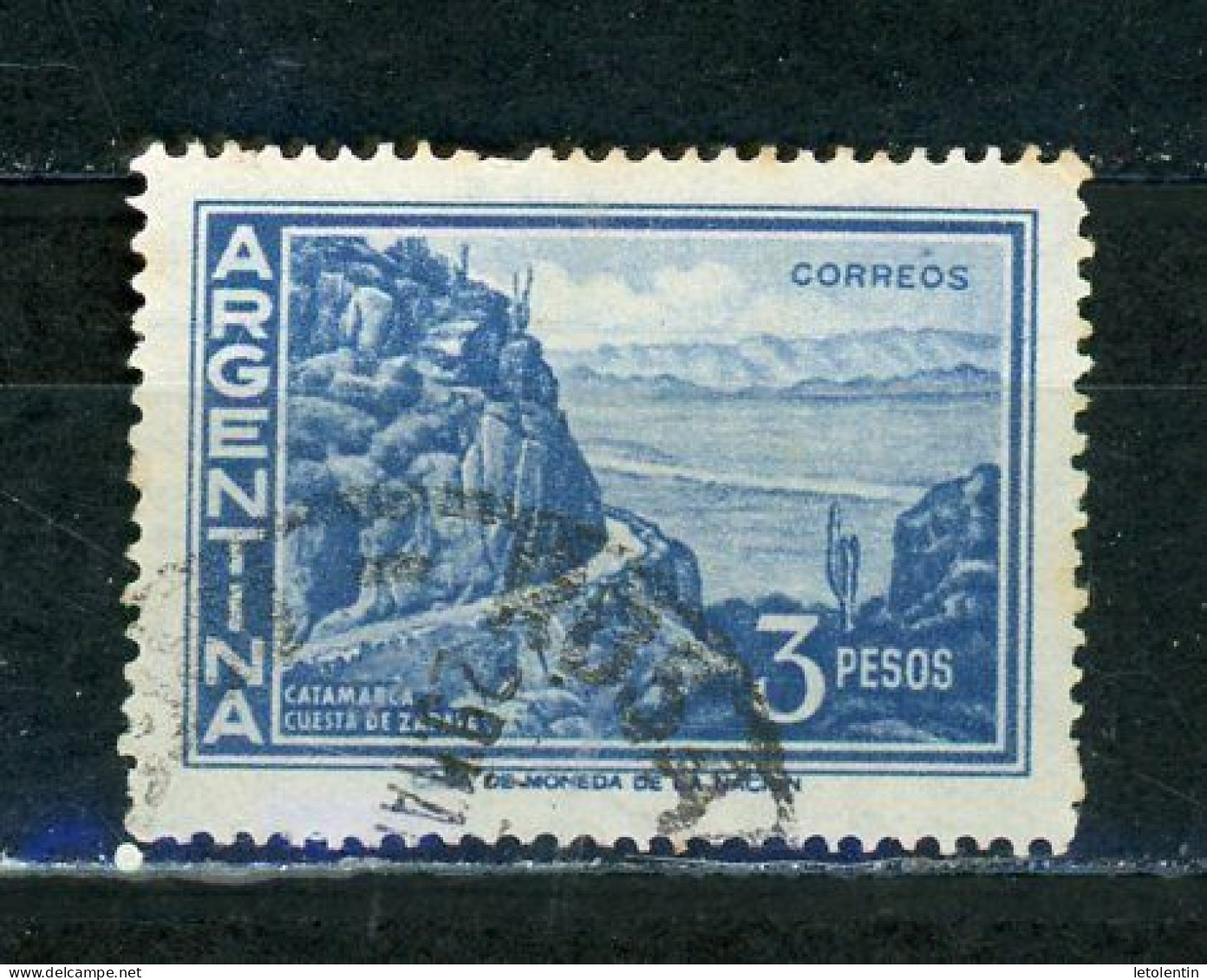 ARGENTINE : PAYSAGE - N° Yvert 605 Obli. - Usati