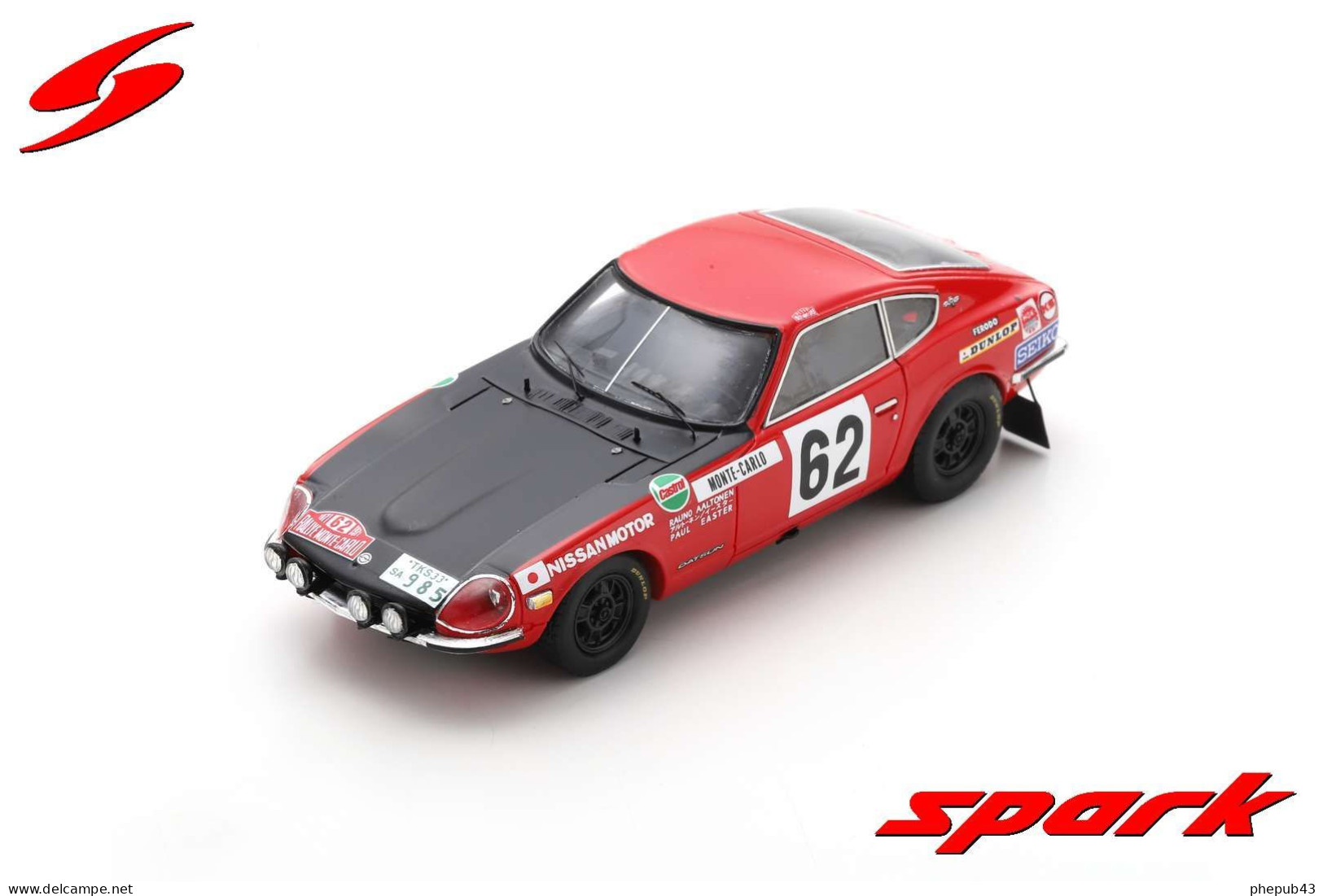 Datsun 240 Z - Rally Monte-Carlo 1971 #62 - R. Aaltonen/P. Easter - Spark - Spark