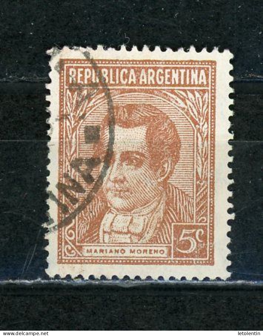 ARGENTINE : MORENO - N° Yvert 368 Obli - Oblitérés