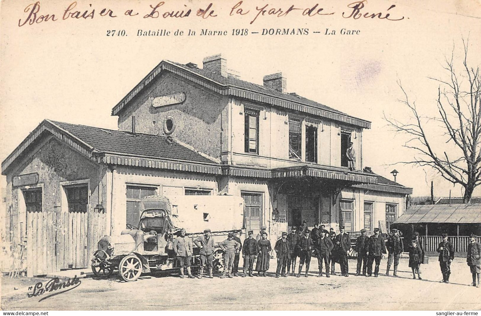 CPA 51 DORMANS / LA GARE - Dormans