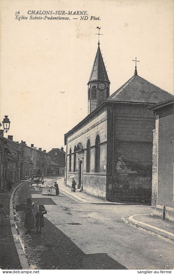 CPA 51 CHALONS SUR MARNE / EGLISE SAINTE PUDENTIENNE - Châlons-sur-Marne