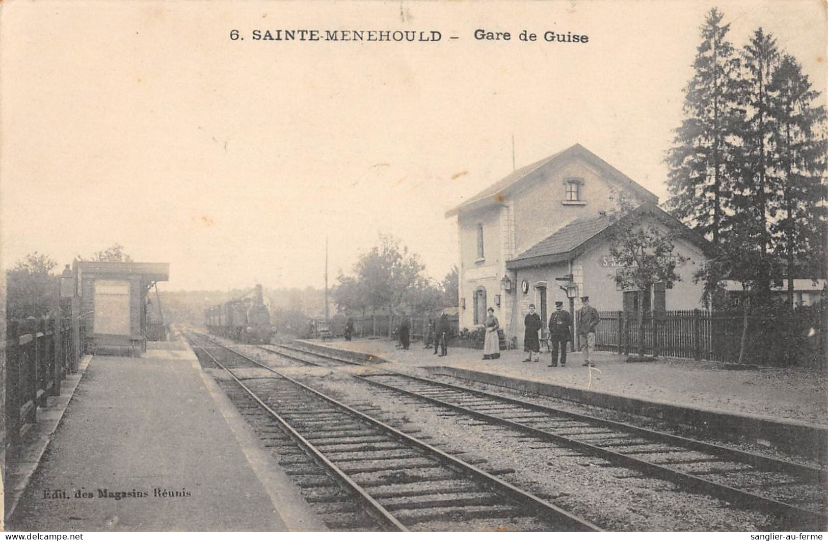 CPA 51 SAINTE MENEHOULD / GARE DE GUISE - Sainte-Menehould
