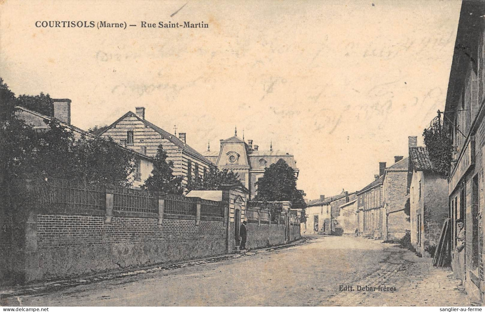 CPA 51 COURTISSOLS / RUE SAINT MARTIN - Courtisols