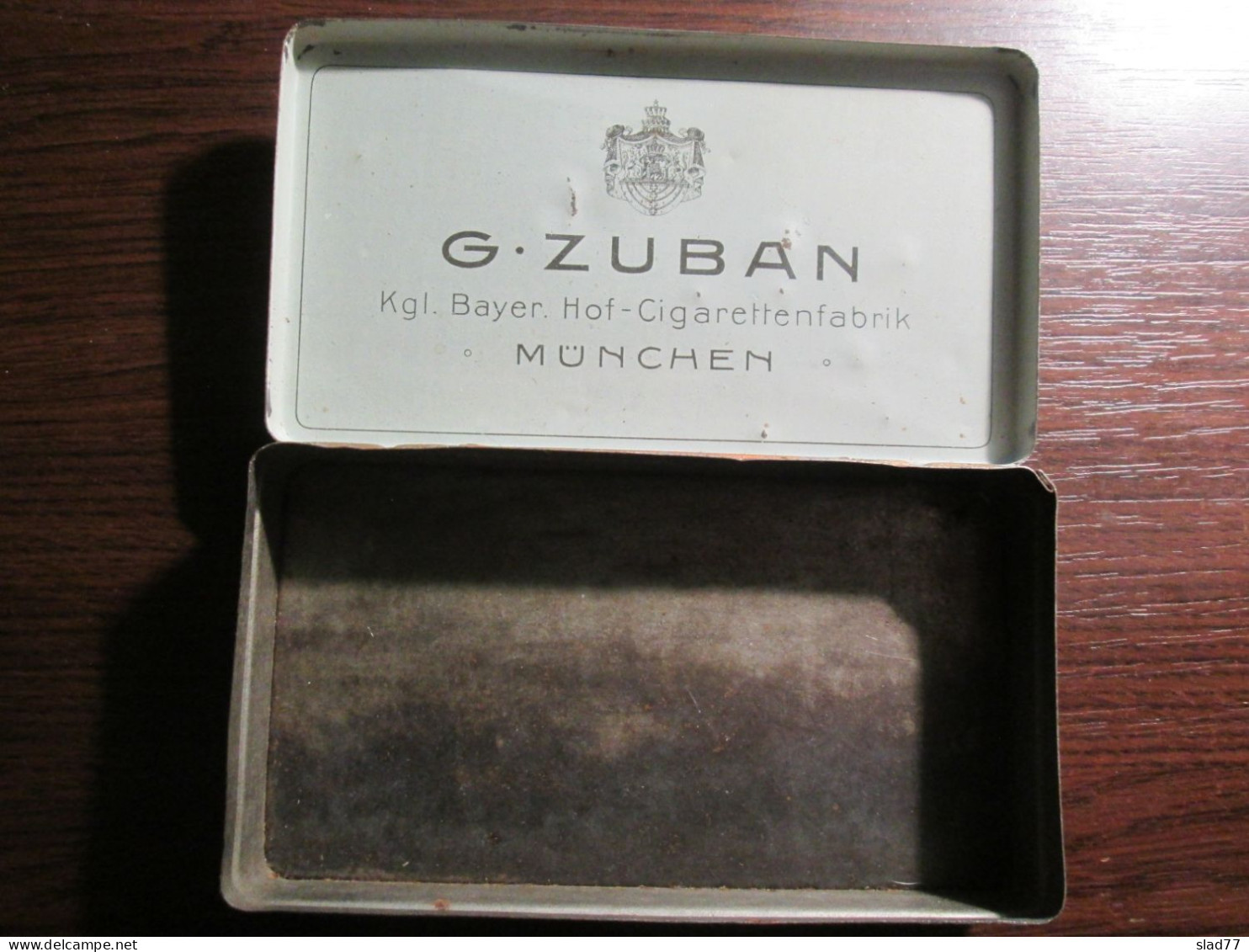 Vintage Zuban Kork No.3 Tobacco Cigarette Tin Box - Schnupftabakdosen (leer)