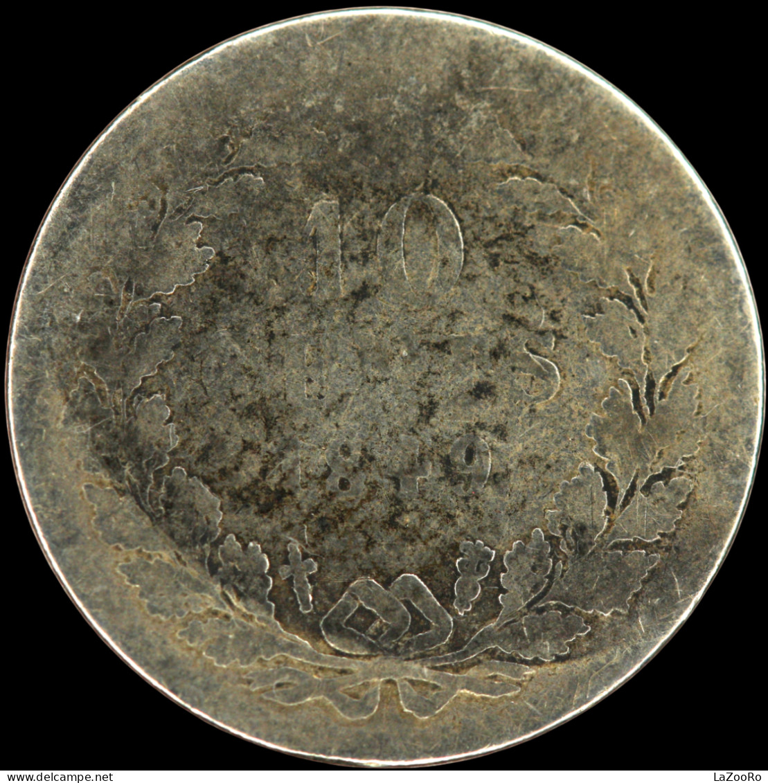 LaZooRo: Netherlands 10 Cents 1849 VG / F - Silver - 1840-1849: Willem II.