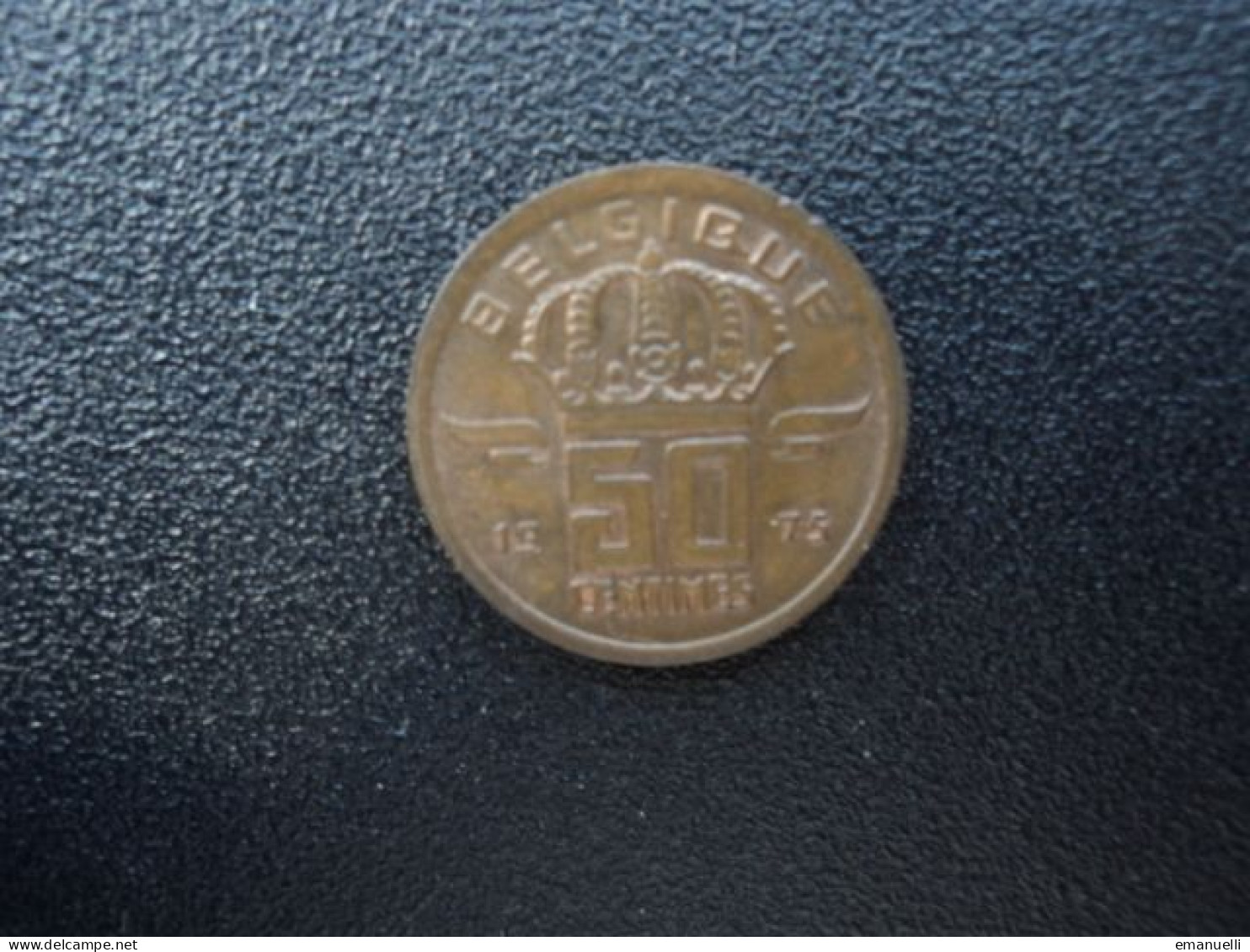 BELGIQUE : 50 CENTIMES   1975    KM 148.1     SUP * - 50 Centimes