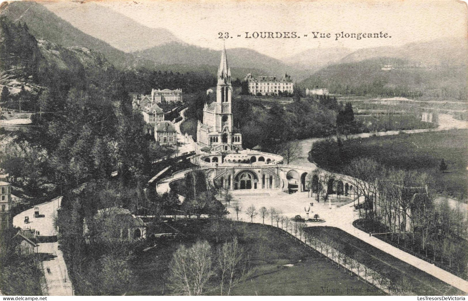 FRANCE - Lourdes - Vue Plongeante - Carte Postale Ancienne - Cauterets