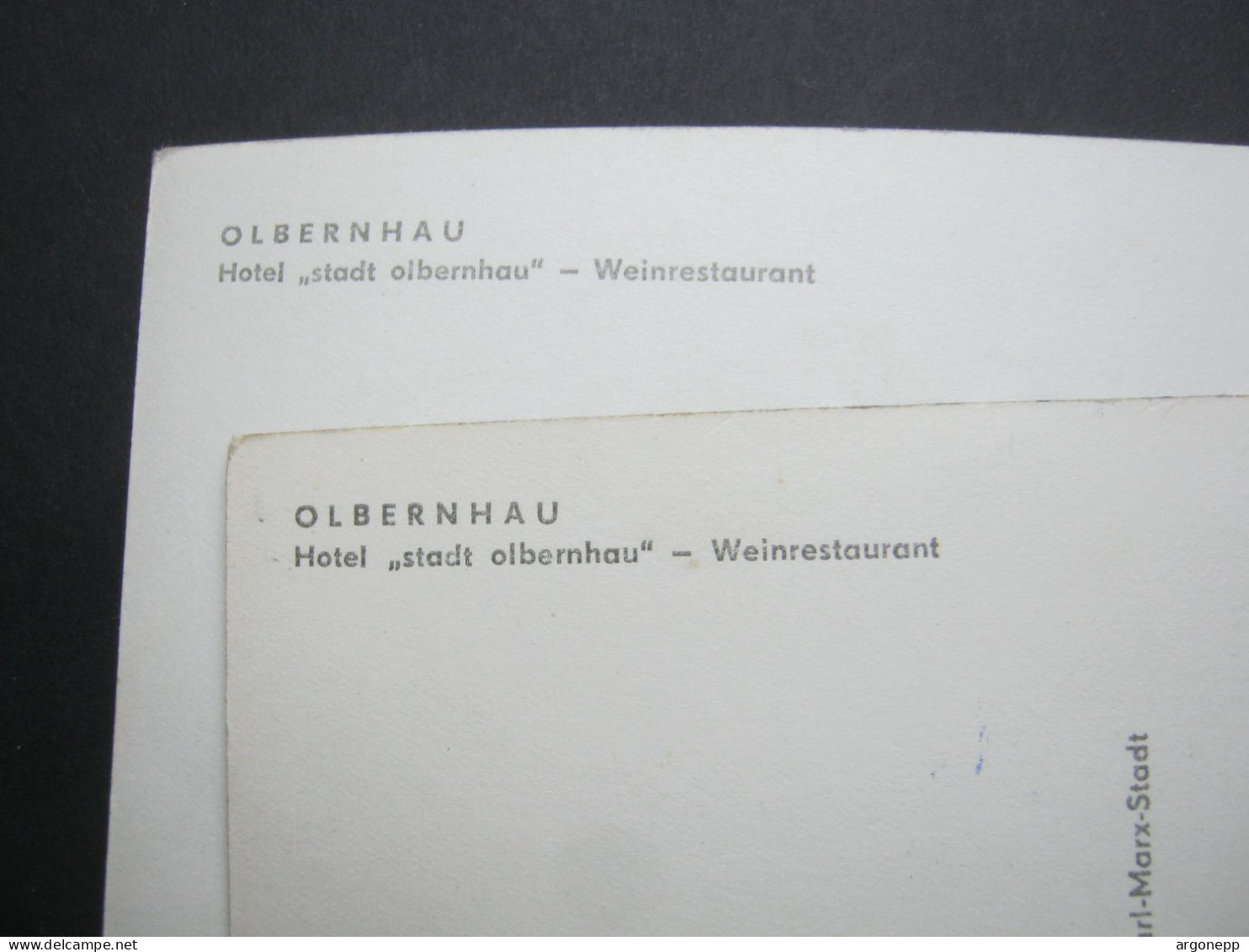 OLBERNHAU  , Gasthof ,   2 Schöne Karten Um 1979 - Olbernhau