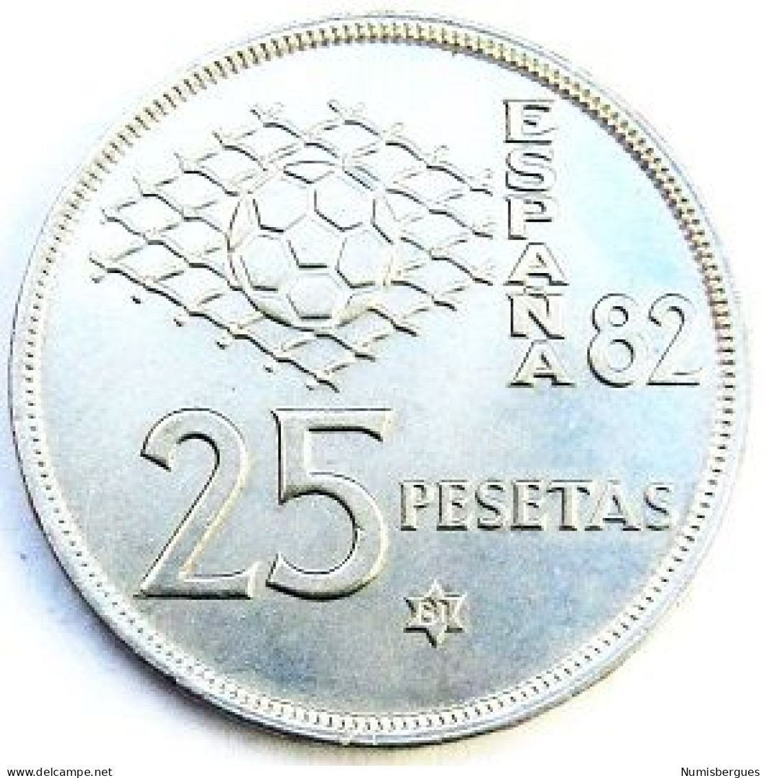 Pièce De Monnaie 25 Pesetas  1981 - 25 Pesetas