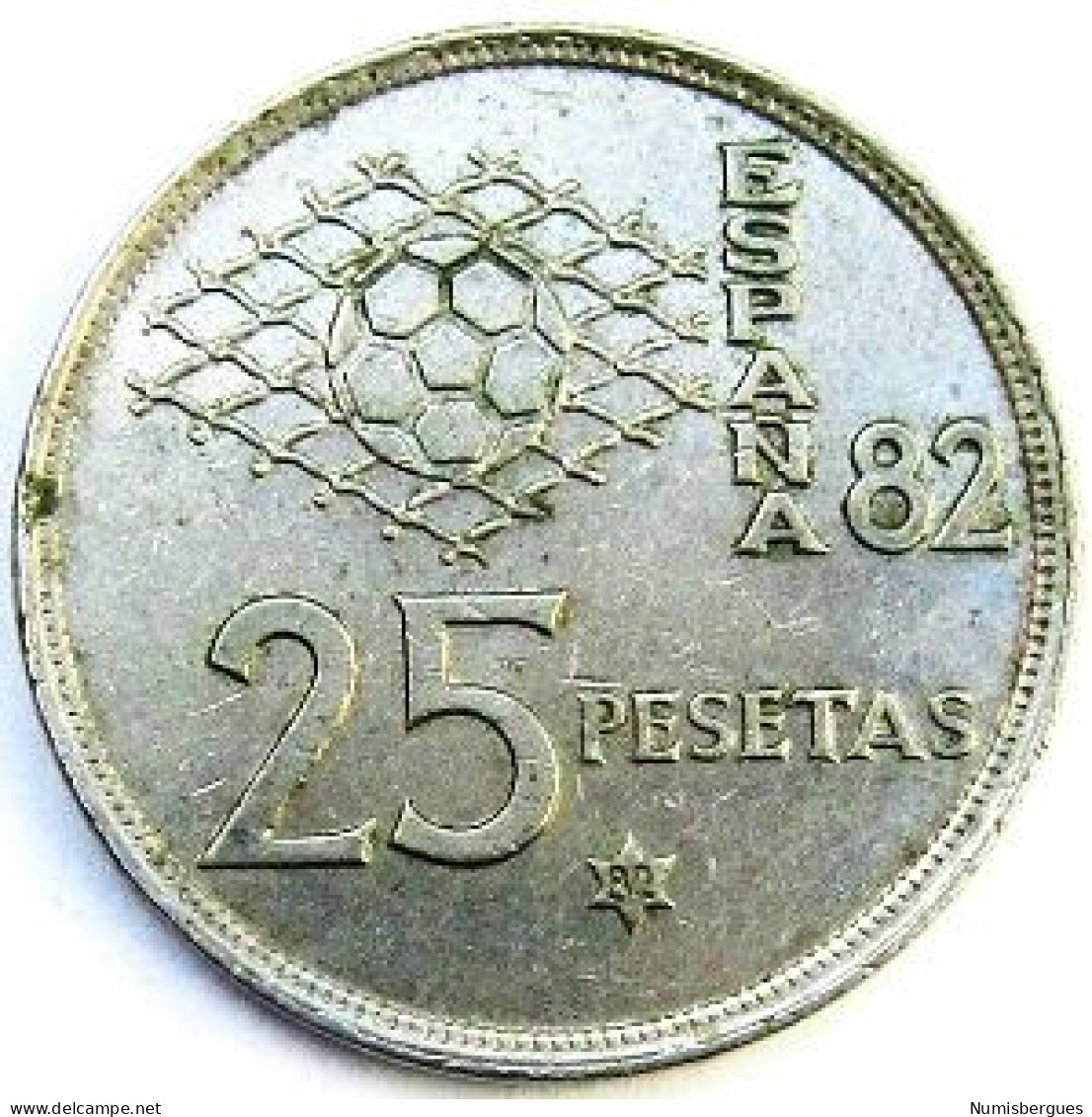 Pièce De Monnaie 25 Pesetas  1982 - 25 Pesetas