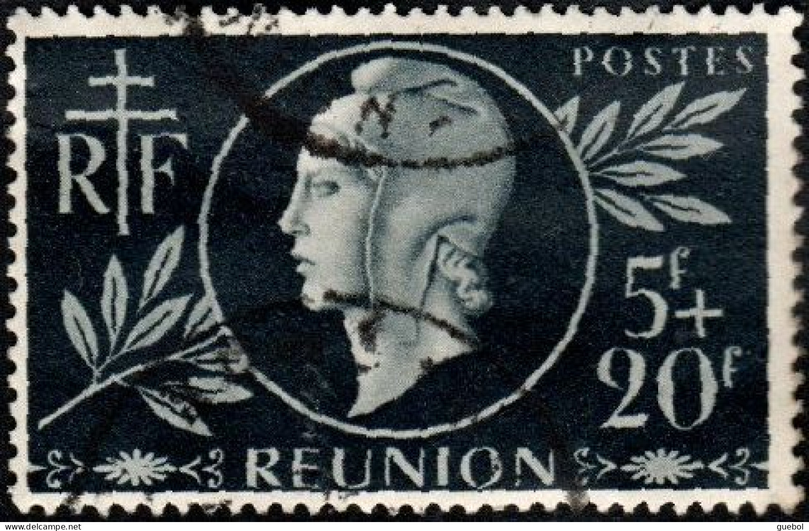 Détail De La Série Entraide Française Obl. Réunion N° 251 - Marianne De Dulac - 1944 Entraide Française