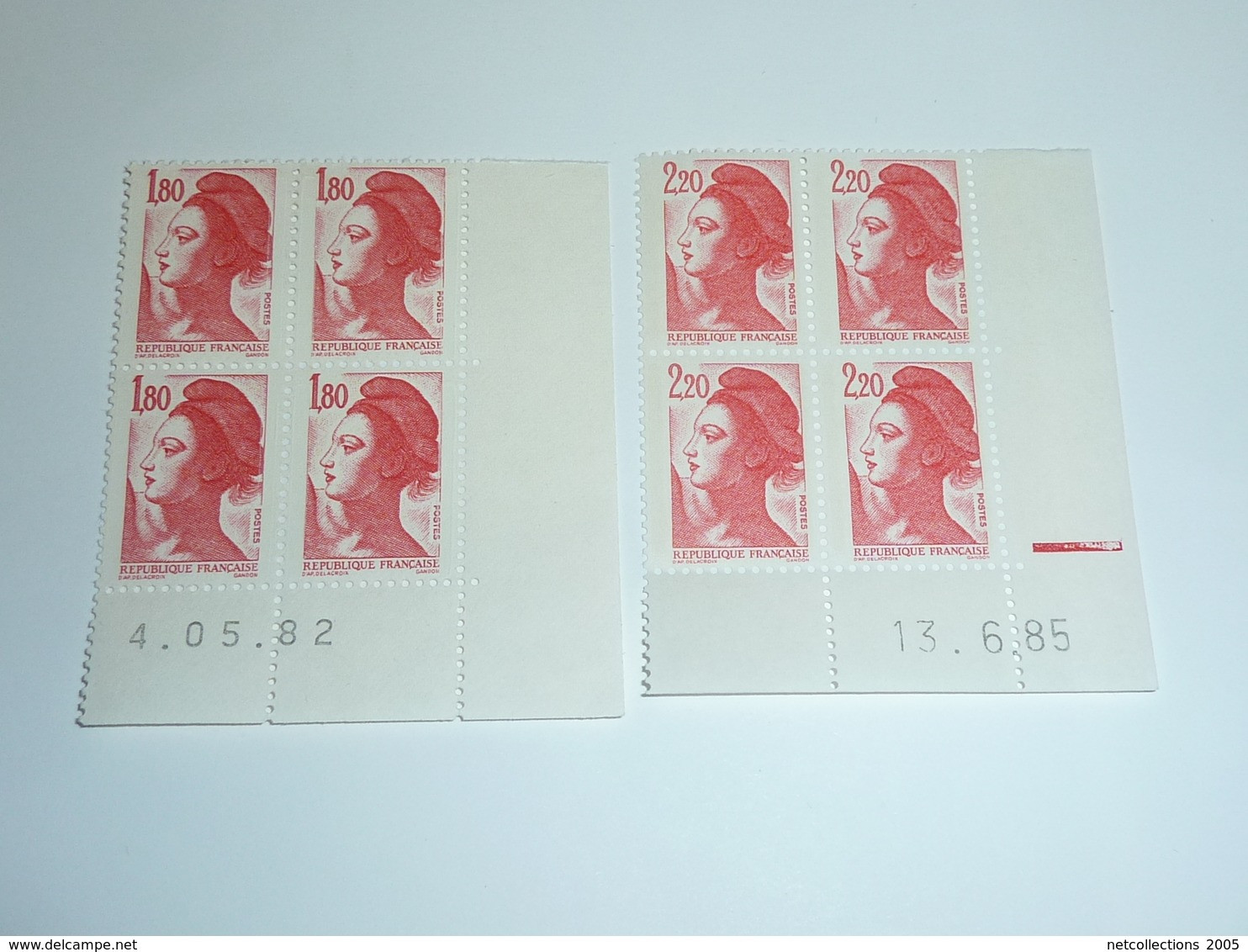 LOT DE 18 COINS DATES TYPE SABINE ET LIBERTE + MARIANNE DE BEQUET - TIMBRES NEUFS SANS CHARNIERES - FRENCH STAMP (CV) - Autres & Non Classés