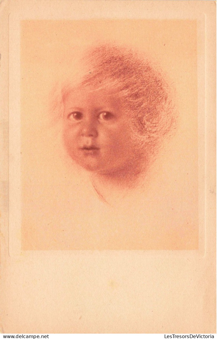ENFANTS - Portrait D'un Enfant Au Crayon - Walter Schachinger - Carte Postale Ancienne - Dibujos De Niños