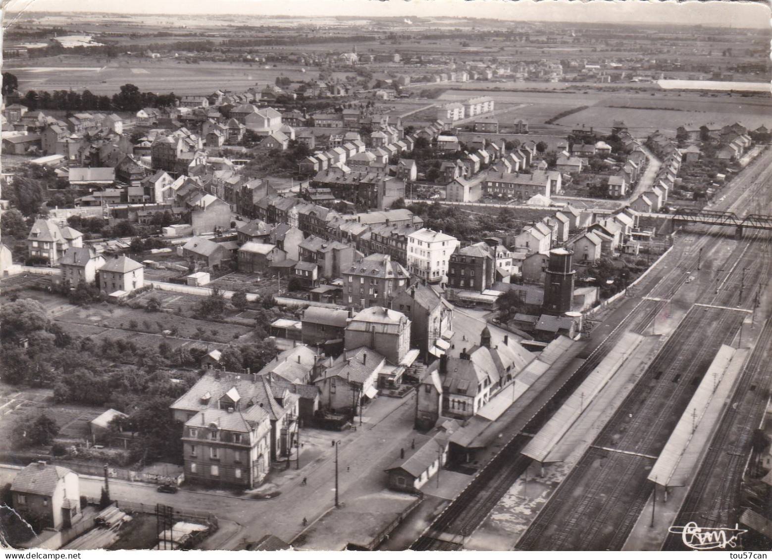 HAGONDANGE - MOSELLE - (57)  - CPSM DENTELEE DE 1955.... - Hagondange