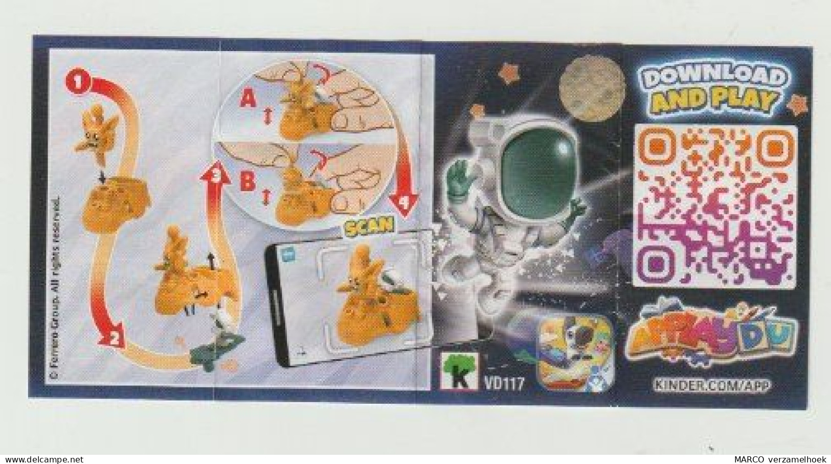 Handleiding FERRERO Kinder K-VD117 2023 ApplayDU Space Mission - Notes