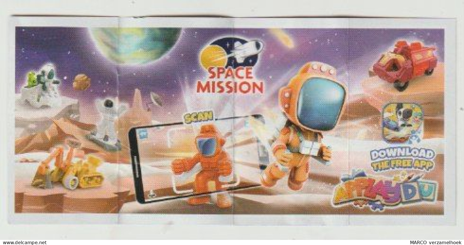 Handleiding FERRERO Kinder K-VD117 2023 ApplayDU Space Mission - Istruzioni