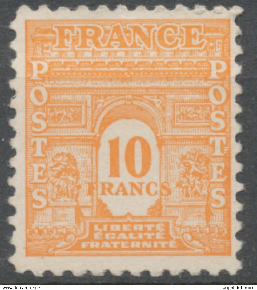 Arc De Triomphe De L'Étoile. 1re Série 10f. Orange Neuf Luxe ** Y629 - Ongebruikt