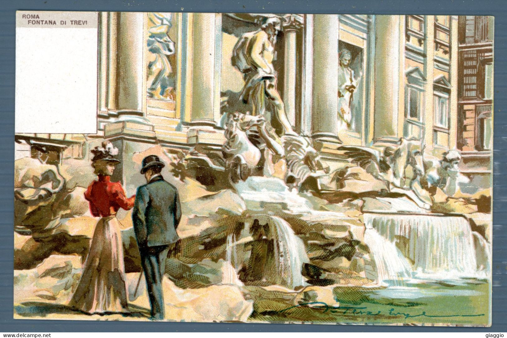 °°° Cartolina - N. 2572 Roma Fontana Di Trevi Formato Piccolo Nuova °°° - Fontana Di Trevi