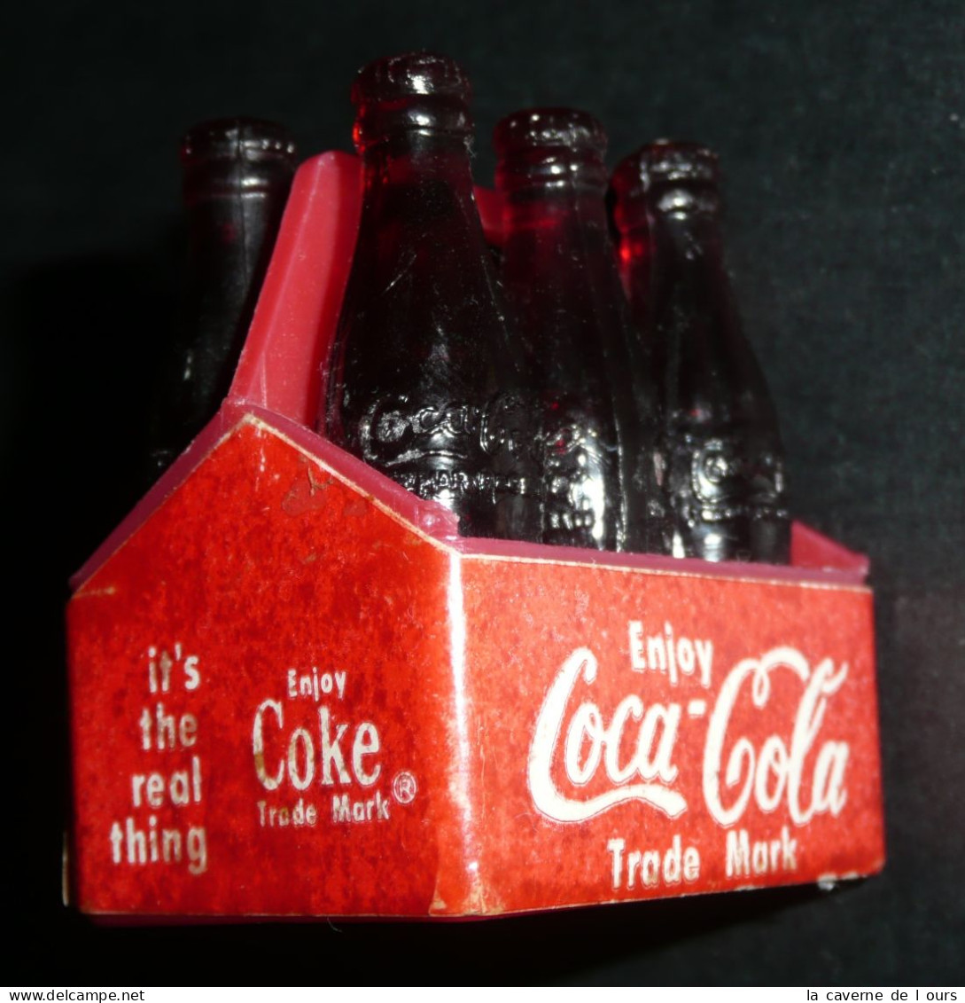 Rare Ancien Porte-bouteilles Miniature En Plastique, Coca-Cola, Coke - Autres & Non Classés