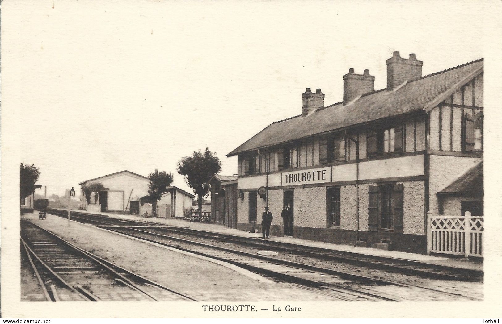 Thourotte - La Gare ... ( No Chéques Svp ) - Thourotte